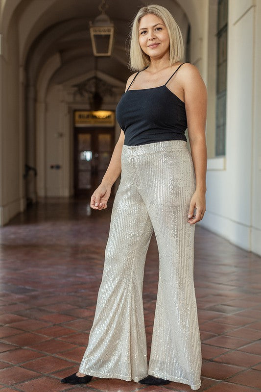 Palazzo Pants Outfit White Sequin Pants Plus Size Topshop Sequin