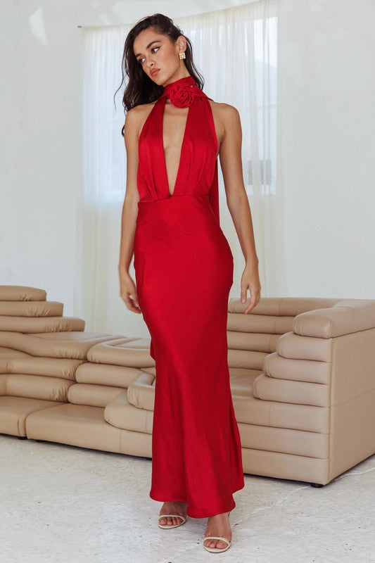 femme fatale red dress Goddess Femme Fatale