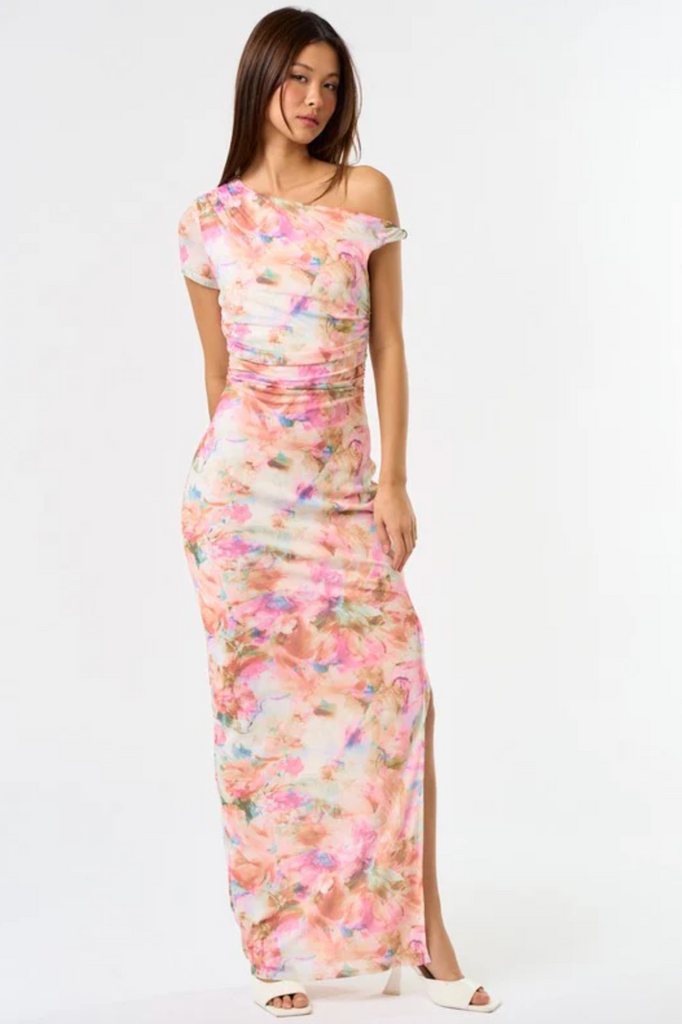 Meet Me On The Dance Floor Floral Print Maxi Dress