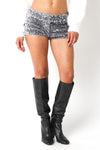 Hot To Go Silver Sequin Mini Shorts