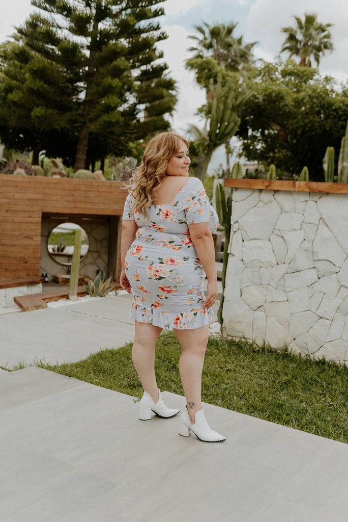 short floral dresses plus size Plus Size Sleeveless Floral Lace Short Party Dress Daily Casual Dress