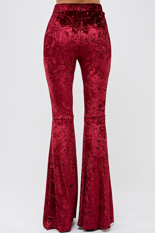 Rebel Yell Red Velvet Bell Bottoms – Haute2Wear